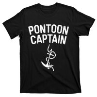 Pontoon Captain Anchor Captain Skipper T-Shirt