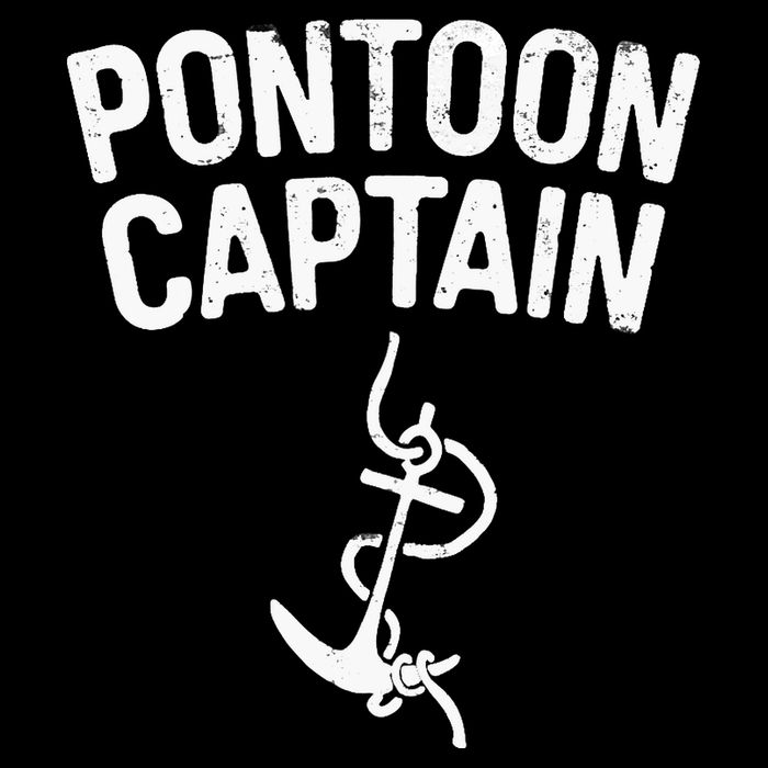 Pontoon Captain Anchor Captain Skipper Mousepad