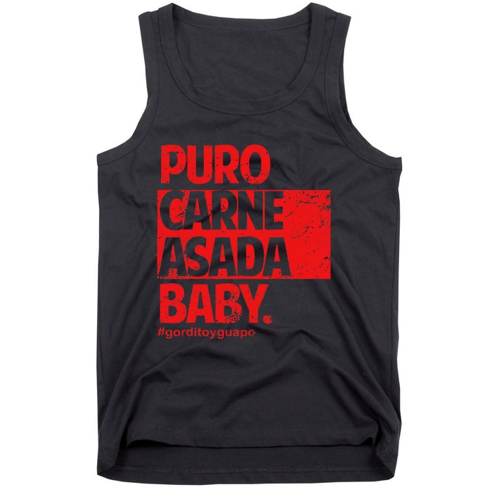 Puro Carne Asada Gorditoyguapo Tank Top