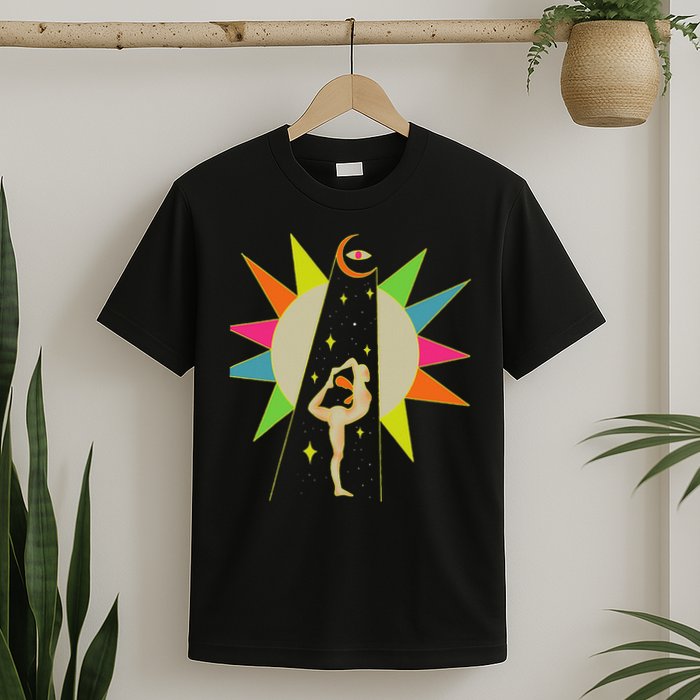 Psychedelic Crazy Abstract Art Sick Colorful Hippie Trippy T-Shirt