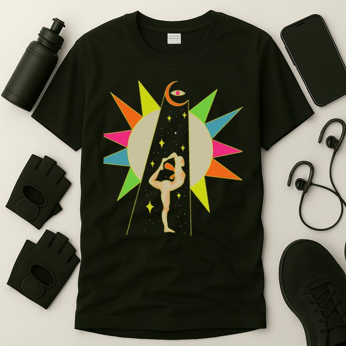 Psychedelic Crazy Abstract Art Sick Colorful Hippie Trippy T-Shirt