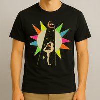 Psychedelic Crazy Abstract Art Sick Colorful Hippie Trippy T-Shirt
