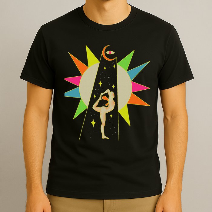 Psychedelic Crazy Abstract Art Sick Colorful Hippie Trippy T-Shirt