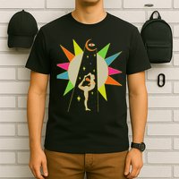 Psychedelic Crazy Abstract Art Sick Colorful Hippie Trippy T-Shirt