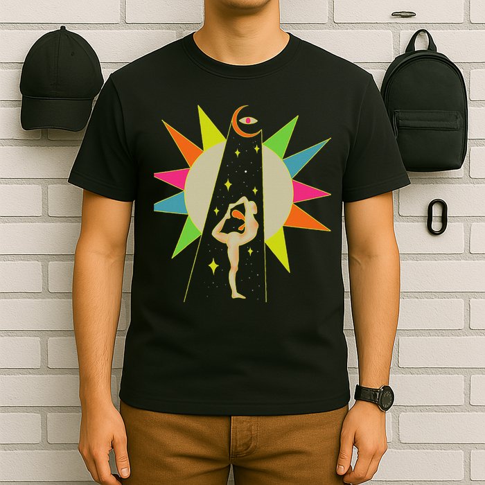 Psychedelic Crazy Abstract Art Sick Colorful Hippie Trippy T-Shirt