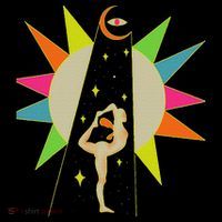 Psychedelic Crazy Abstract Art Sick Colorful Hippie Trippy Button