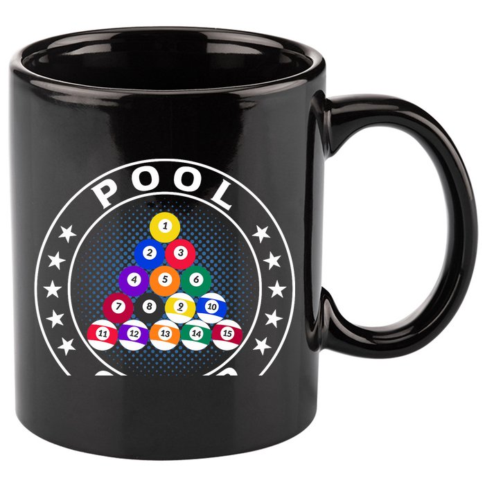 Pool Champ Billiards Pool Player Fun 11oz C Handle Ceramic Mug