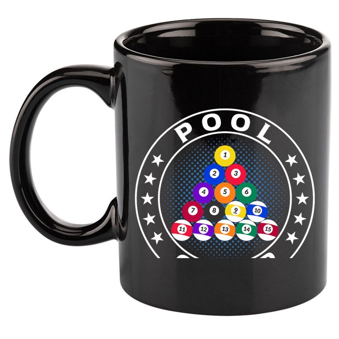 Pool Champ Billiards Pool Player Fun 11oz C Handle Ceramic Mug