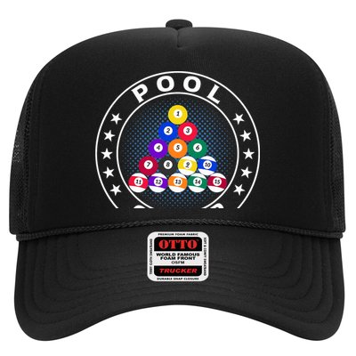 Pool Champ Billiards Pool Player Fun Trucker Hat