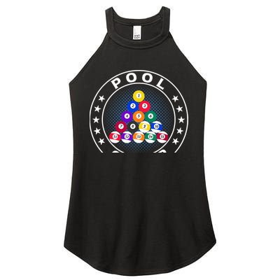 Pool Champ Billiards Pool Player Fun Women's Perfect Tri Rocker Tank