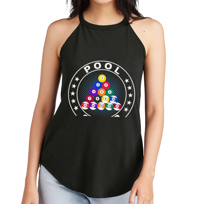 Pool Champ Billiards Pool Player Fun Women's Perfect Tri Rocker Tank