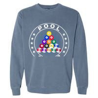 Pool Champ Billiards Pool Player Fun Garment-Dyed Sweatshirt