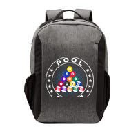 Pool Champ Billiards Pool Player Fun Vector Backpack