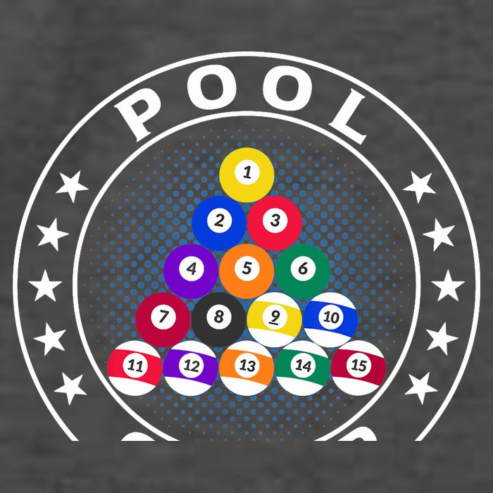 Pool Champ Billiards Pool Player Fun Vector Backpack