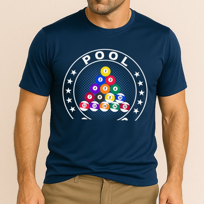 Pool Champ Billiards Pool Player Fun Performance Shirt