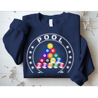Pool Champ Billiards Pool Player Fun Sweatshirt