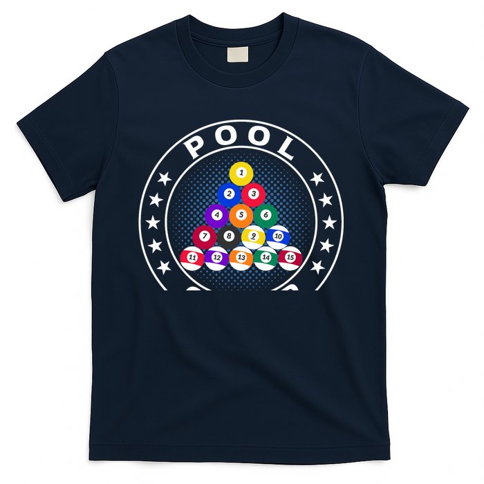 Pool Champ Billiards Pool Player Fun T-Shirt