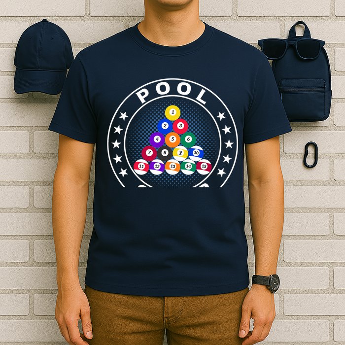 Pool Champ Billiards Pool Player Fun T-Shirt