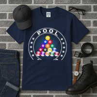 Pool Champ Billiards Pool Player Fun Tall T-Shirt