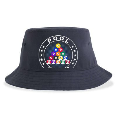 Pool Champ Billiards Pool Player Fun Sustainable Bucket Hat