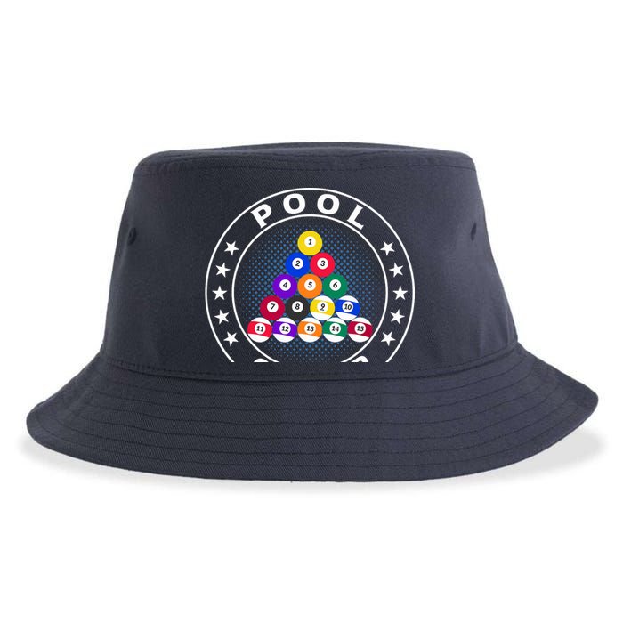 Pool Champ Billiards Pool Player Fun Sustainable Bucket Hat