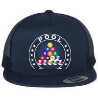 Pool Champ Billiards Pool Player Fun Flatbill Hat