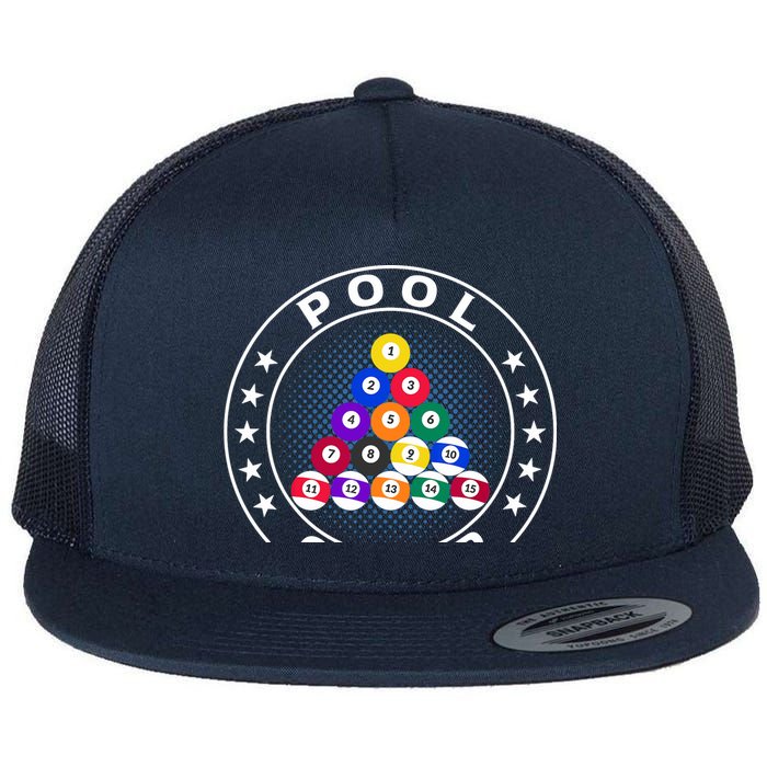 Pool Champ Billiards Pool Player Fun Flatbill Hat