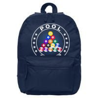 Pool Champ Billiards Pool Player Fun 16 in Basic Backpack