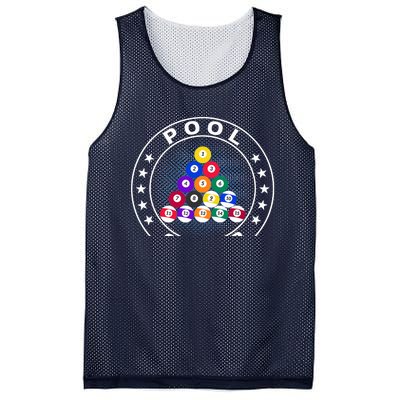 Pool Champ Billiards Pool Player Fun Mesh Reversible Basketball Jersey Tank