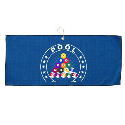 Pool Champ Billiards Pool Player Fun Large Microfiber Waffle Golf Towel