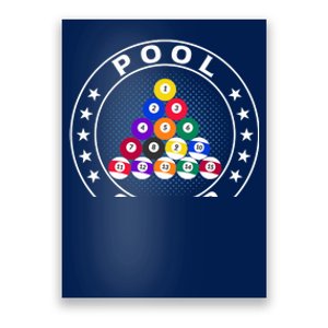 Pool Champ Billiards Pool Player Fun Poster