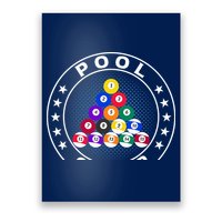 Pool Champ Billiards Pool Player Fun Poster