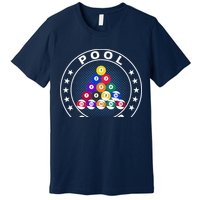 Pool Champ Billiards Pool Player Fun Premium T-Shirt