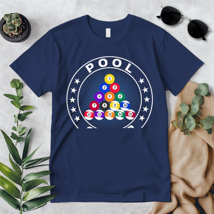 Pool Champ Billiards Pool Player Fun Premium T-Shirt