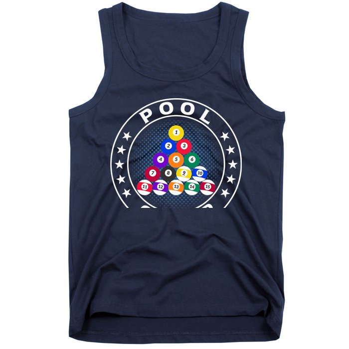 Pool Champ Billiards Pool Player Fun Tank Top