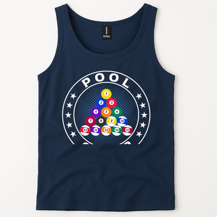 Pool Champ Billiards Pool Player Fun Tank Top