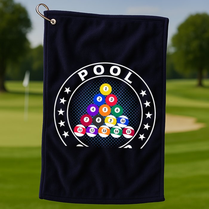 Pool Champ Billiards Pool Player Fun Golf Towel