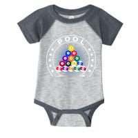 Pool Champ Billiards Pool Player Fun Infant Baby Jersey Bodysuit