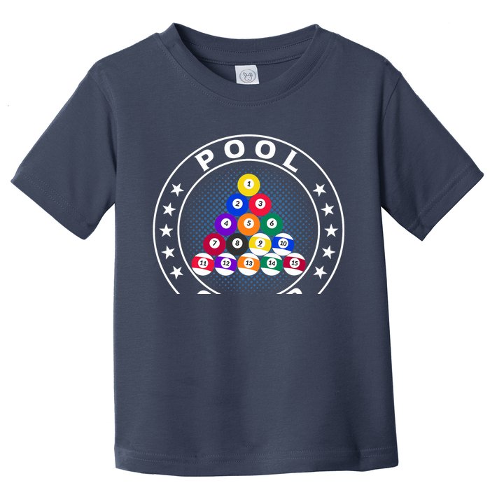 Pool Champ Billiards Pool Player Fun Toddler T-Shirt