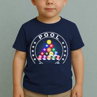 Pool Champ Billiards Pool Player Fun Toddler T-Shirt