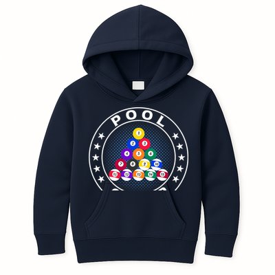 Pool Champ Billiards Pool Player Fun Kids Hoodie