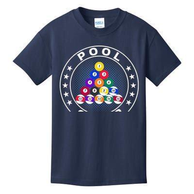 Pool Champ Billiards Pool Player Fun Kids T-Shirt
