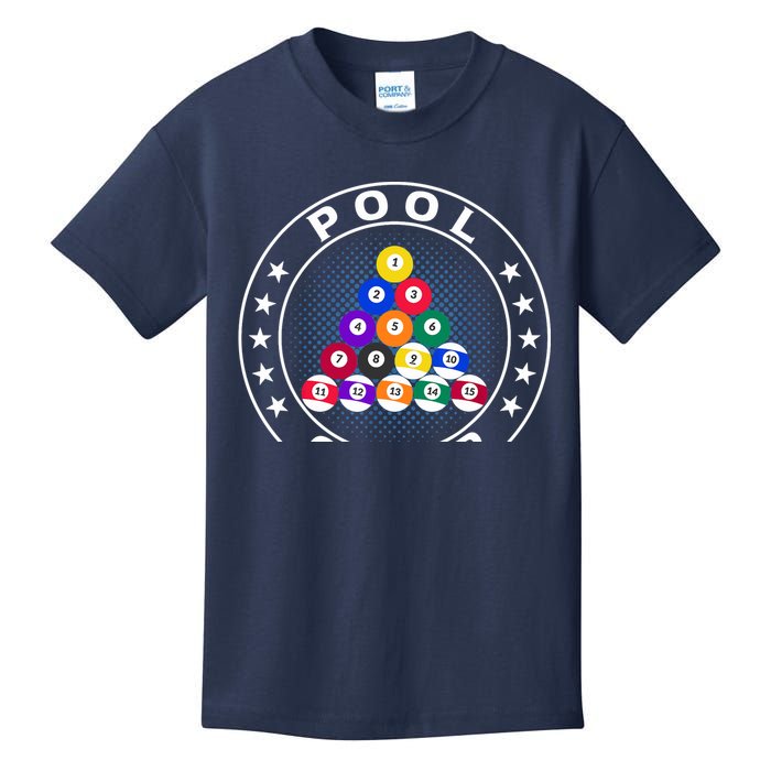 Pool Champ Billiards Pool Player Fun Kids T-Shirt