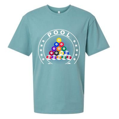 Pool Champ Billiards Pool Player Fun Sueded Cloud Jersey T-Shirt