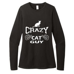 Pet Cat Breed Crazy Guy Gift Idea Feline Lover Womens CVC Long Sleeve Shirt