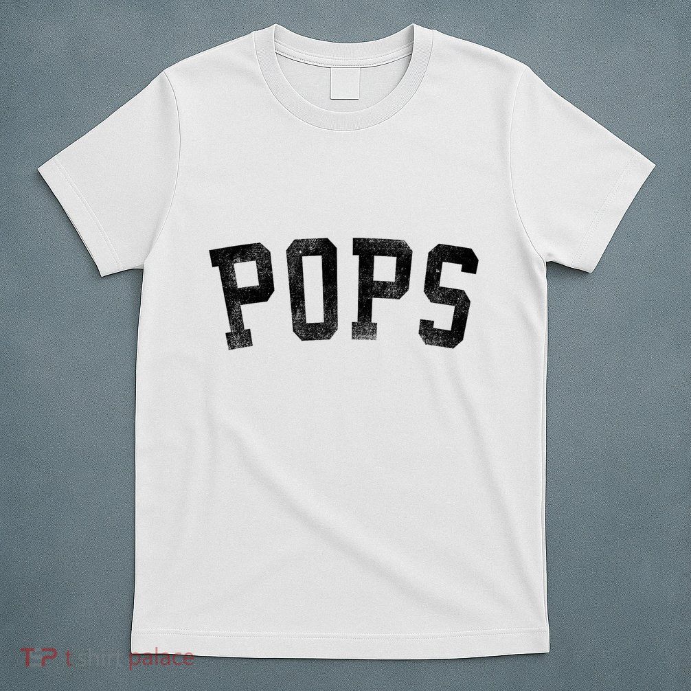 Pops Classic Bold Font Birthday Pops T-Shirt