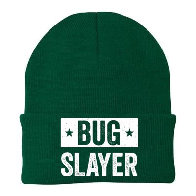 Pest Control Bug Exterminator Bug Slayer Funny Knit Cap Winter Beanie