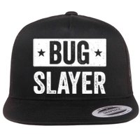 Pest Control Bug Exterminator Bug Slayer Funny Flat Bill Trucker Hat