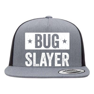 Pest Control Bug Exterminator Bug Slayer Funny Flat Bill Trucker Hat