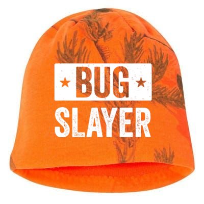 Pest Control Bug Exterminator Bug Slayer Funny Kati - Camo Knit Beanie